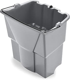 Rubbermaid Commercial Products-1863900 Executive Series Dirty Water Bucket for 35QT WaveBrake 2.0 Mopping Bucket, Gray