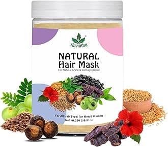 Hair Mask Powder For Hair Fall Growth Split Ends Luster Shining Nourishment | Dry and Frizzy Hair | Herbal & Natural Cleanser | Controls Dandruff - 250 Grams - Pack Of 1