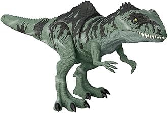 Mattel Jurassic World Dominion Strike N Roar Giganotosaurus Dinosaur Action Figure Toy with Striking Motion & Sounds