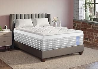 LOOM & NEEDLES 72x72x8 Inches King Size Mattress | Hybrid Latex Pocket Spring Mattress | Zero Gravity Partner Disturbance | 5 Zoned Euro Top 7 Layer Medium Firm Memory Gel Foam Eurotop Mattresses