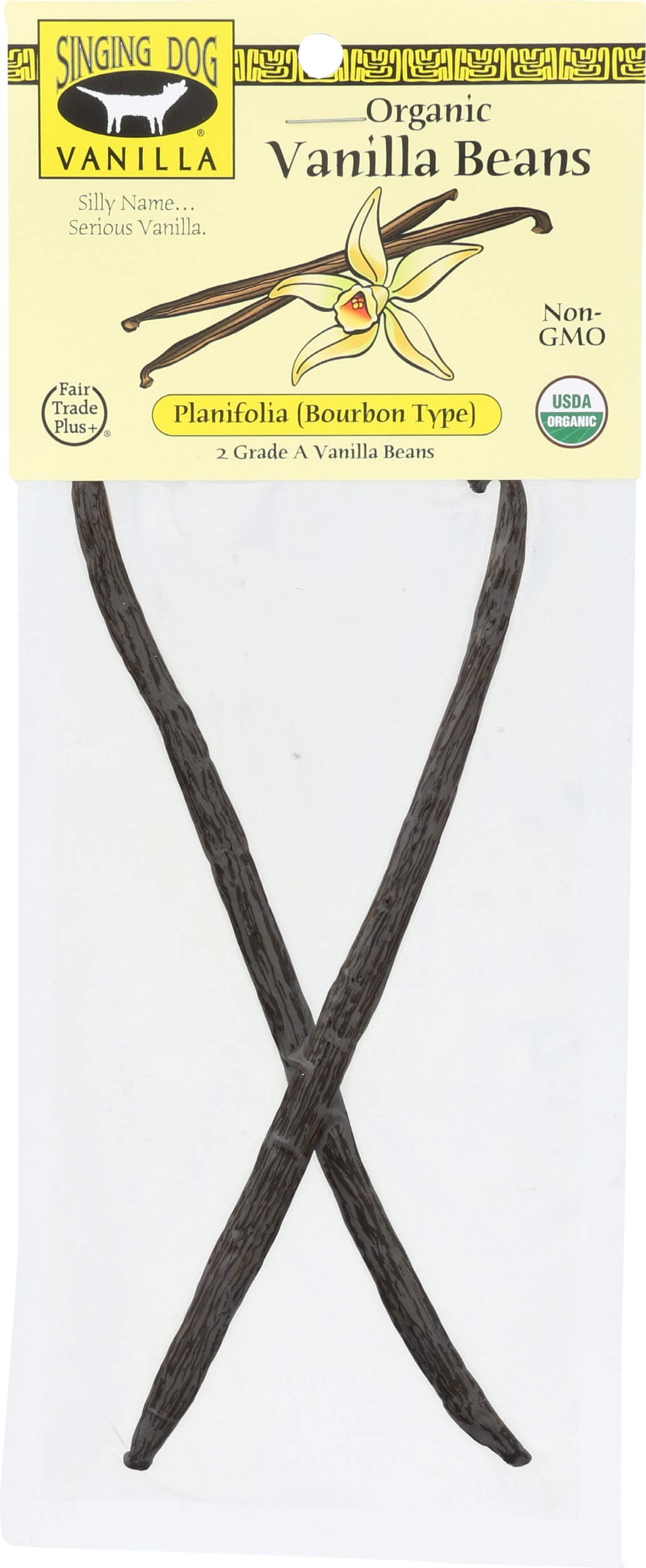 SINGING DOG VANILLA Bourbon Vanilla Beans 2 Pack, 2 CT
