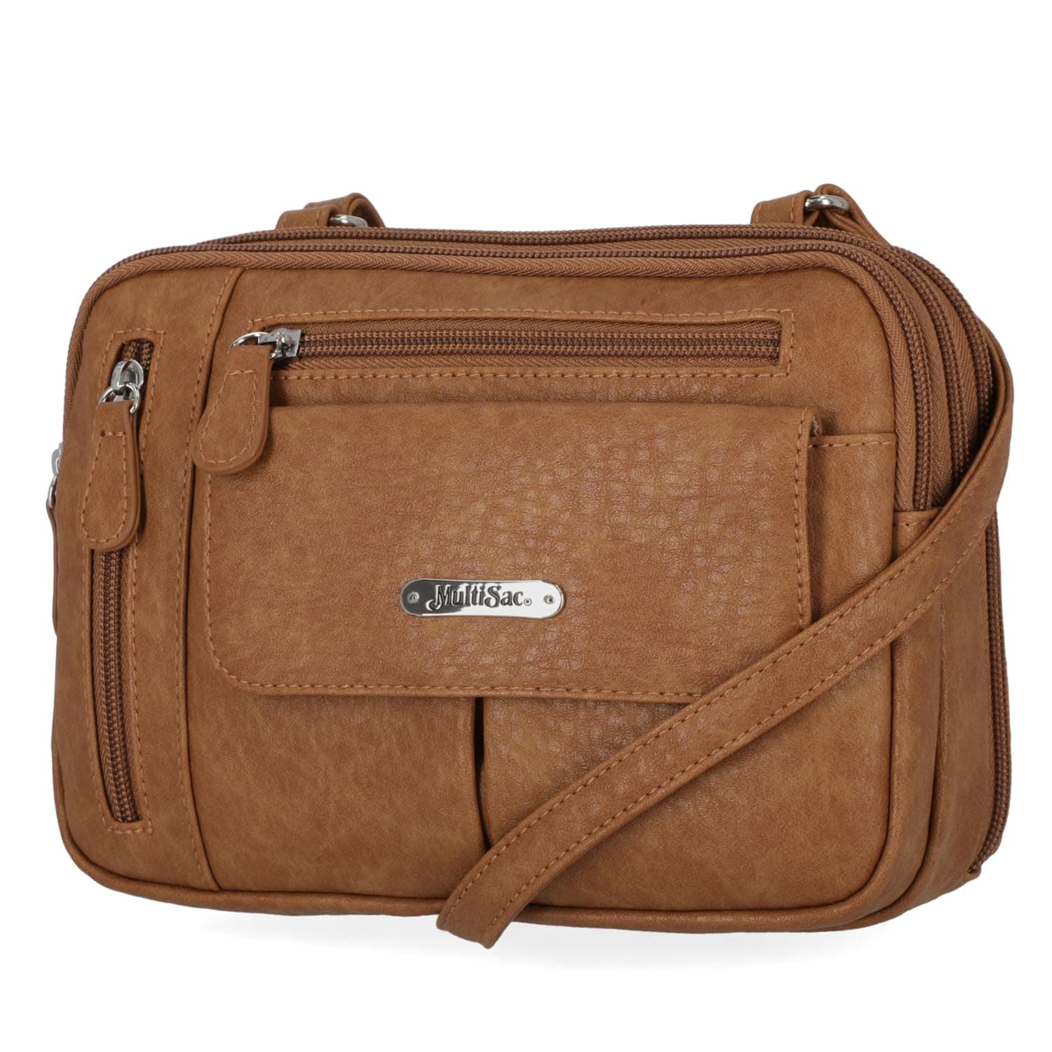MultiSac Zippy Triple Compartment Crossbody Bag