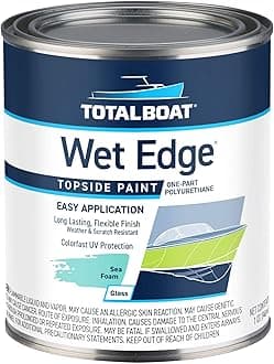 TotalBoat Wet Edge Topside Paint (Sea Foam, Quart)