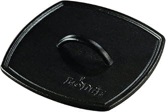 20.96 cm / 8.25 inch Pre-Seasoned Cast Iron Panini Press