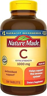 Vitamin C 1000 mg Extra Strength, Dietary Supplement for Immune Support, 300 Tablets, 300 Day Supply