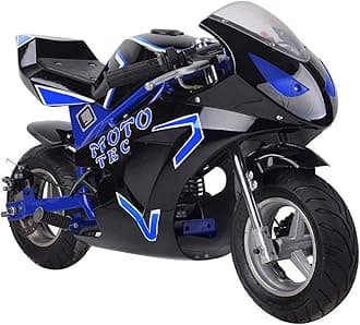 Gas Pocket Bike Gt 49Cc 2 Stroke Blue