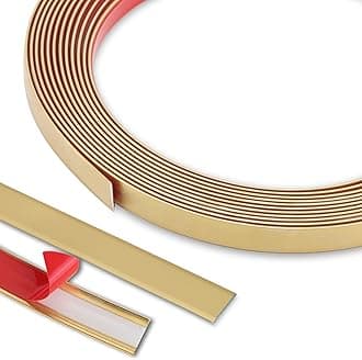 Gaahing Flexible Molding & Floor Trim | Peel and Stick Design | Ceiling, Wall, Mirror, Corner, Wardrobe, Cabinet and Auto Trim, 5m x 1cm