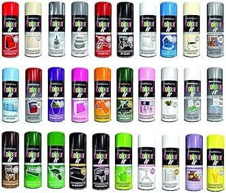 Pink Gloss All Purpose Aerosol Spray Paint 250ml Quick Drying Spray, Fast Dry and Excellent Coverage for Metal, Wood, Plastic and More by Diva Gift