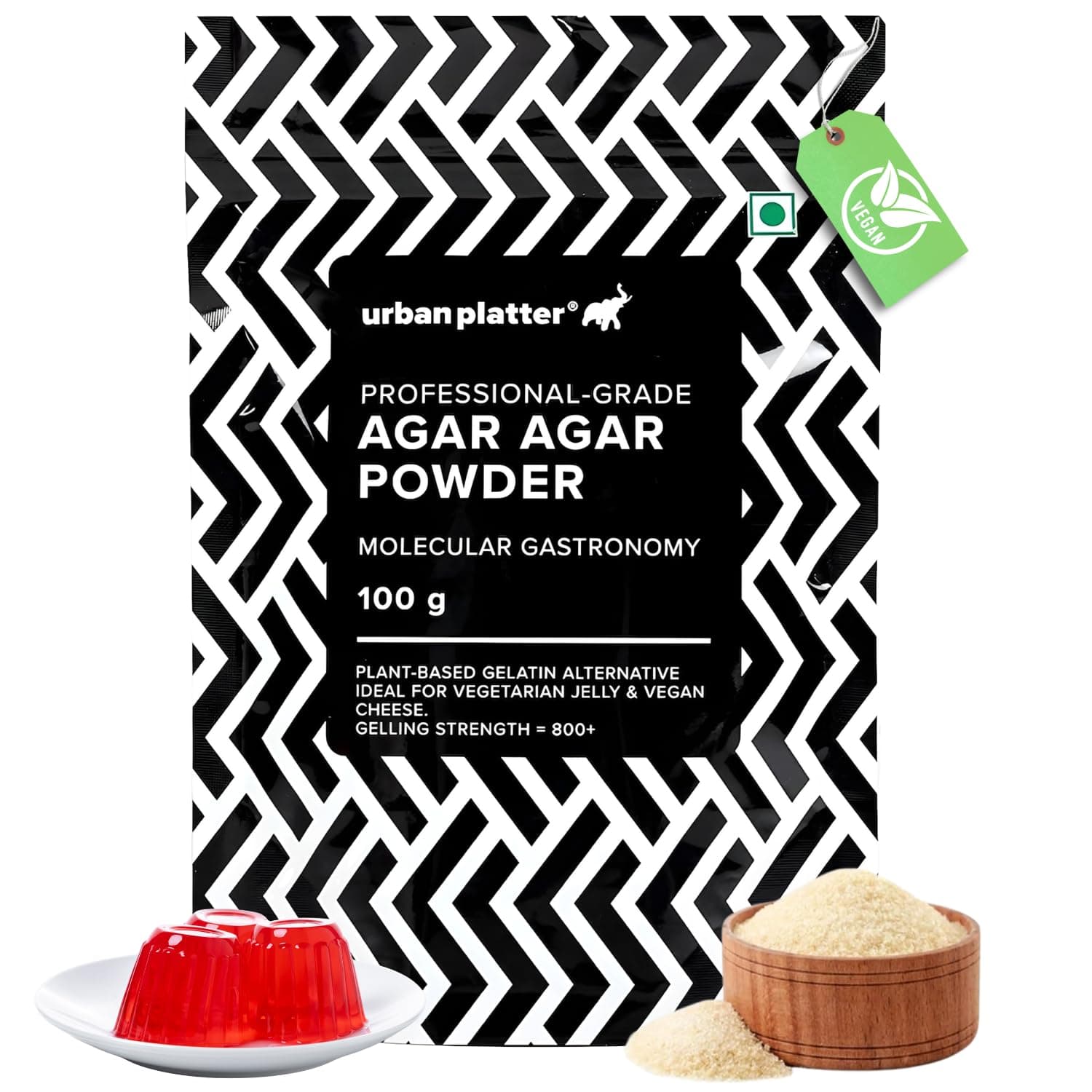 Urban Platter Agar Agar Powder-100G Pouch