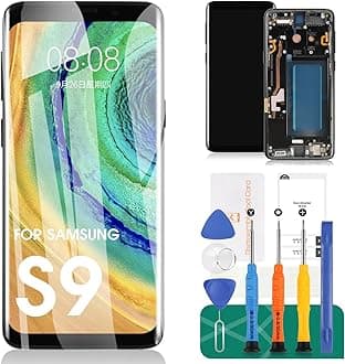 for Samsung Galaxy S9 Screen Replacement for Samsung S9 LCD for Galaxy S9 Display for SM-G960F SM-G960U Digitizer Touch Screen Assembly Repair Part with Frame