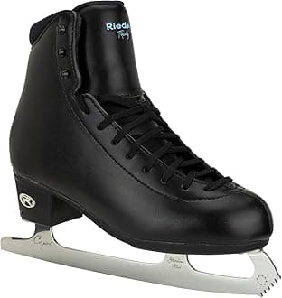 Topaz Adult Ice Skates for Women and Men - Supportive, Comfortable, Moisture-Wicking Adult Ice Skates with Stainless Steel Eclipse Capri Blade