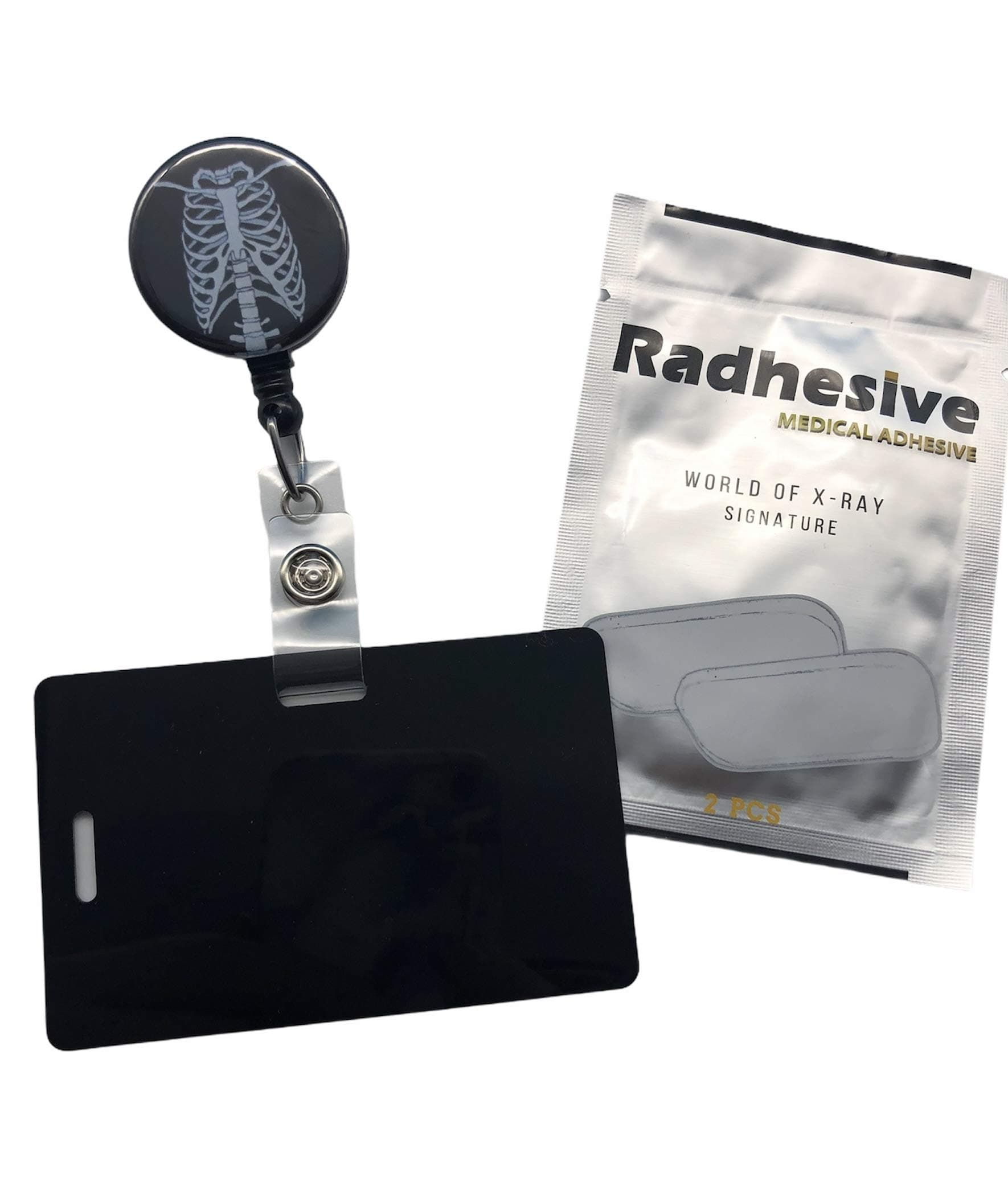 Xray Tech Bundle, Radhesive, Retractable Badge Reel, Marker Holder, Skeleton, Torso, Chest
