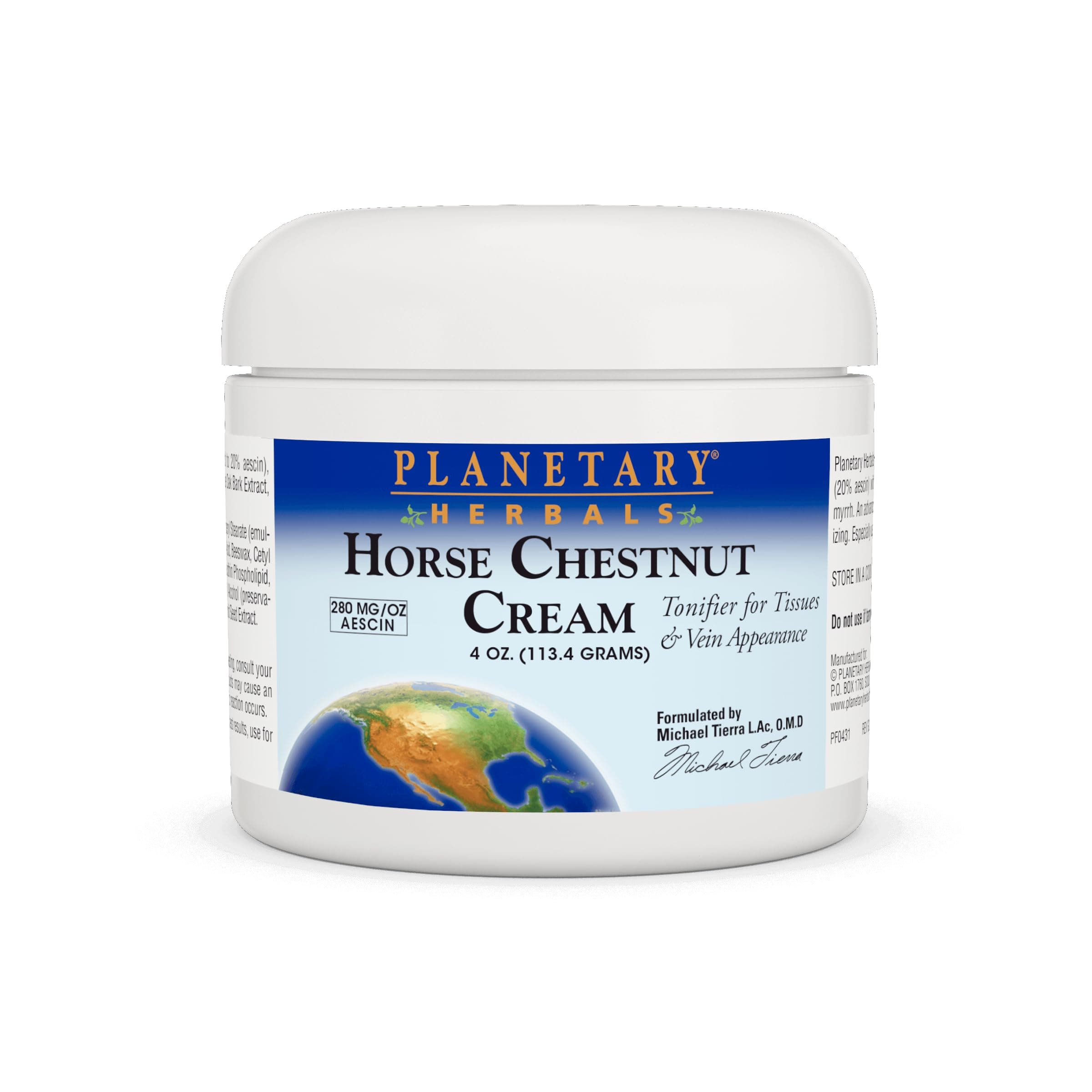 Planetary Horse Chestnut Cream, 4oz