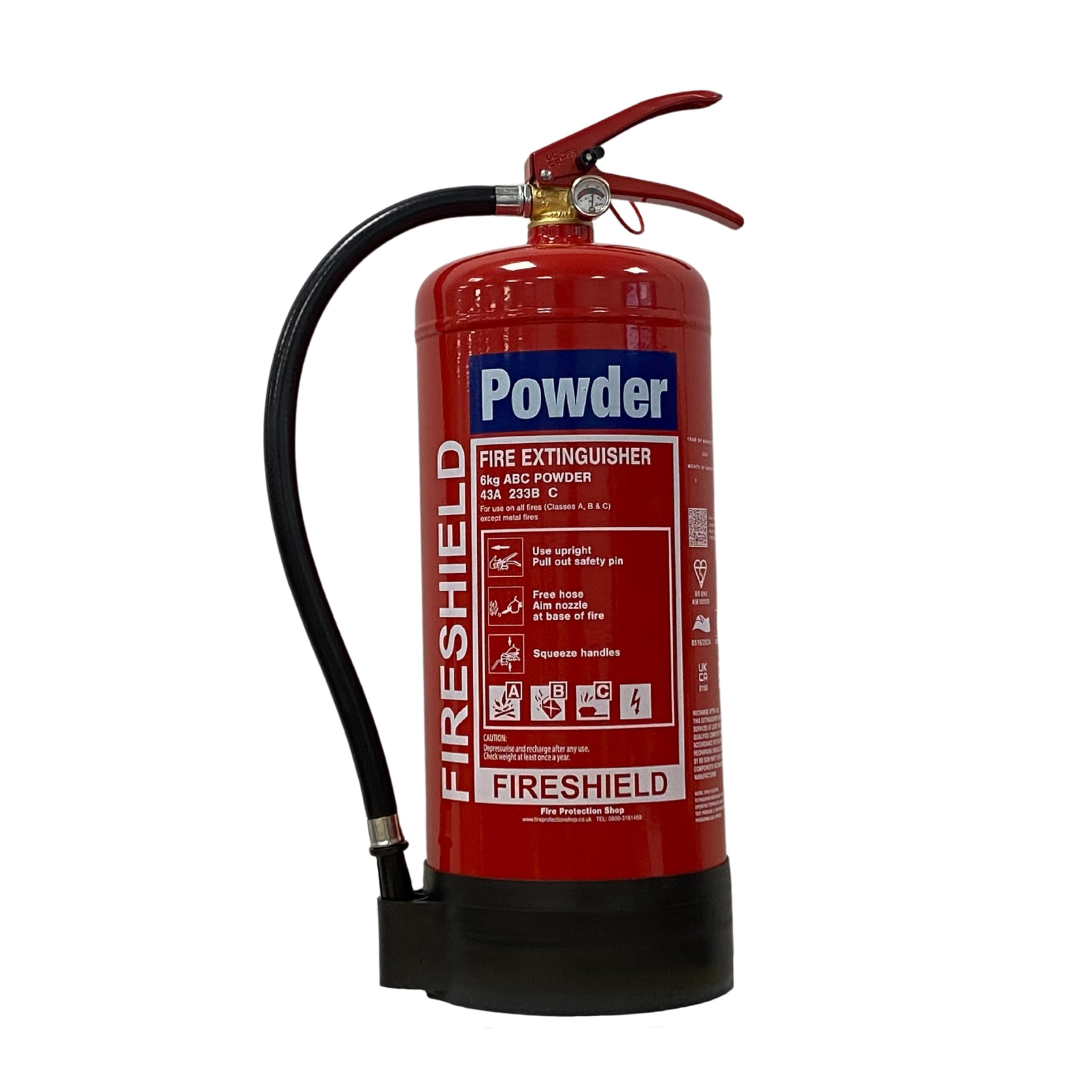 6kg Dry Powder Fire Extinguisher - FireShield