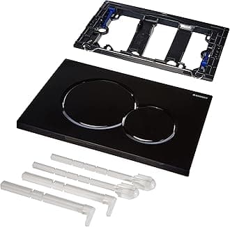 G115770DW5 Sigma 01 Dual Flush 1.6 / .8 GPF Actuator Plate Jet Black