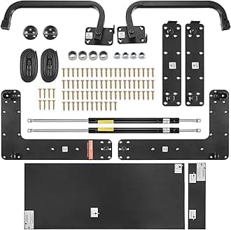 VEVOR Murphy Bed Kit, Queen Size, Horizontal DIY Wall Mechanical Hardware Kit, Pneumatic Lever Heavy Duty Frame Support, Folding Cabinet Space Saving Design for Guestroom