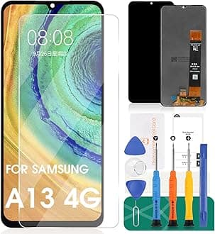 For Samsung Galaxy A13 4G LCD Screen For Samsung A13 4G Screen Replacement A13 4G LCD Display A135 Touch Digitizer Assembly Compatible With SM-A135F,SM-A135M,SM-A135U Repair Parts Kits(Not Fit A13 5G)
