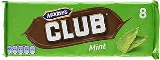 Jacobs Club Biscuits Mint 8 Pack 195g