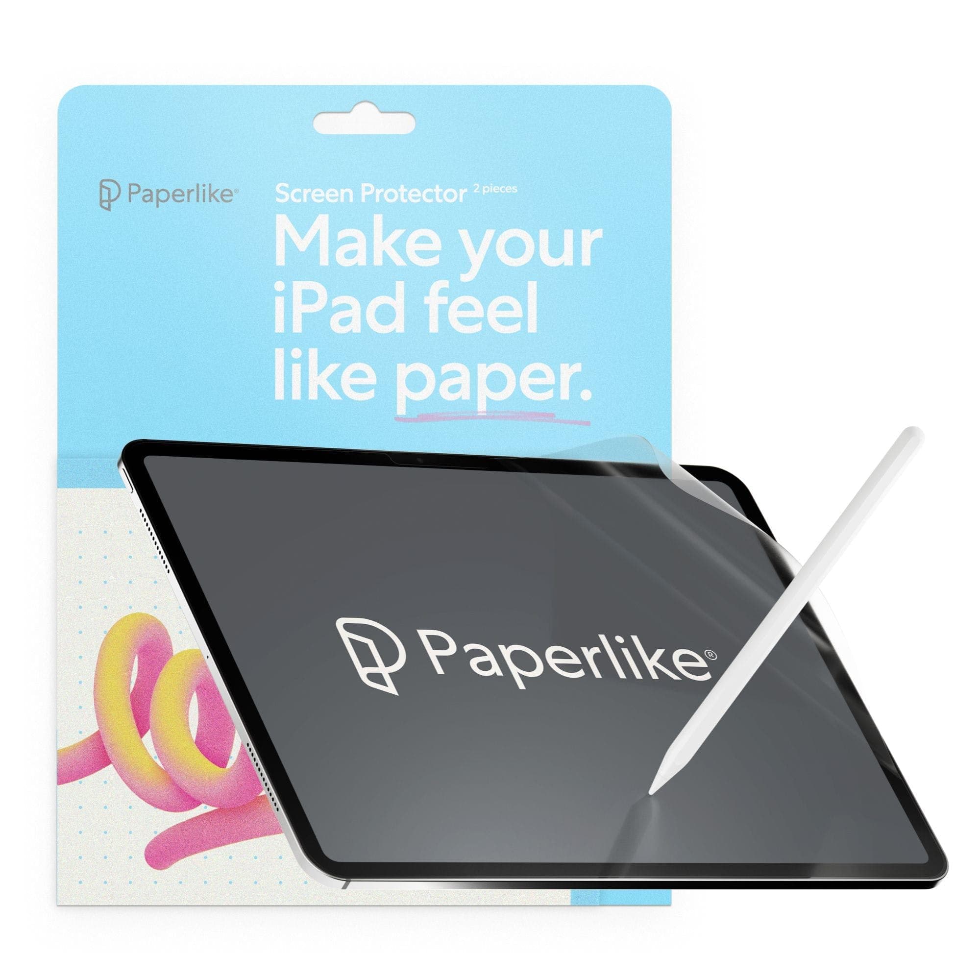 Paperlike® 2.1 Screen Protector (2x) for iPad Air 13 inch (M4 / M3 / M2) for an authentic paper feel