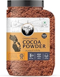 100 % Pure & Natural Unsweetened Dark Cocoa Powder for Cake and Chocolate Making | Vegan, Keto & Gluten Free (900 Gm)
