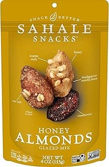 Sahale Snacks Glazed Mix, Honey Almonds, 4 Oz