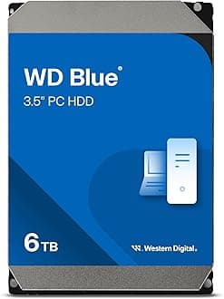 Western Digital HDDBlue6TBSATA256 MB5400 rpm35WD60EZAX