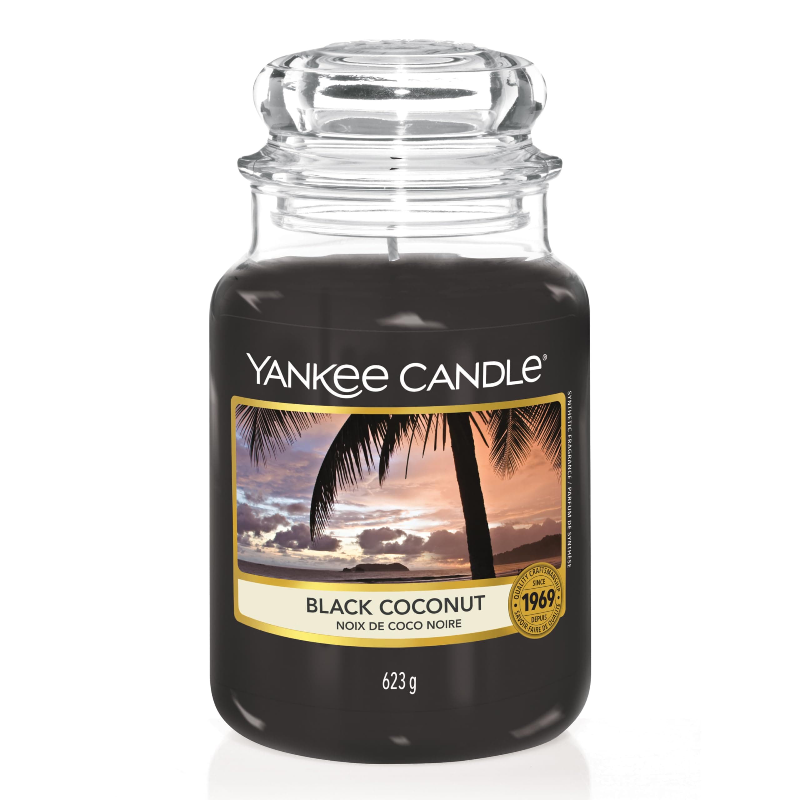 Yankee Candle jar Large Black Coconut YSDBC2