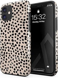 BURGA Phone Case for iPhone 12 - Cute, Trendy, Aesthetic, Pattern Phone Cover, Hard Shell Protection - fits Apple iPhone 12 Case for Women and Men