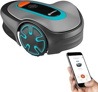 15201-41 SILENO Minimo - Automatic Robotic Lawn Mower, with Bluetooth app and Boundary Wire, one of The quietest in its Class, for lawns up to 2700 Sq Ft, Made in Europe, Grey