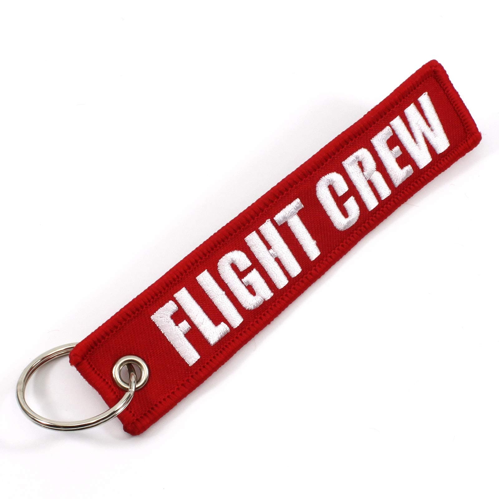 FLIGHT CREW - Red/White - 1 piece Keychain