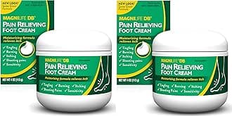 MagniLife DB Foot Cream, Calming Relief for Burning, Tingling, Shooting & Stabbing Foot Sensations - Soothes Dry, Cracked, Itchy, Sensitive Skin (4 oz Jar) - Pack of 2