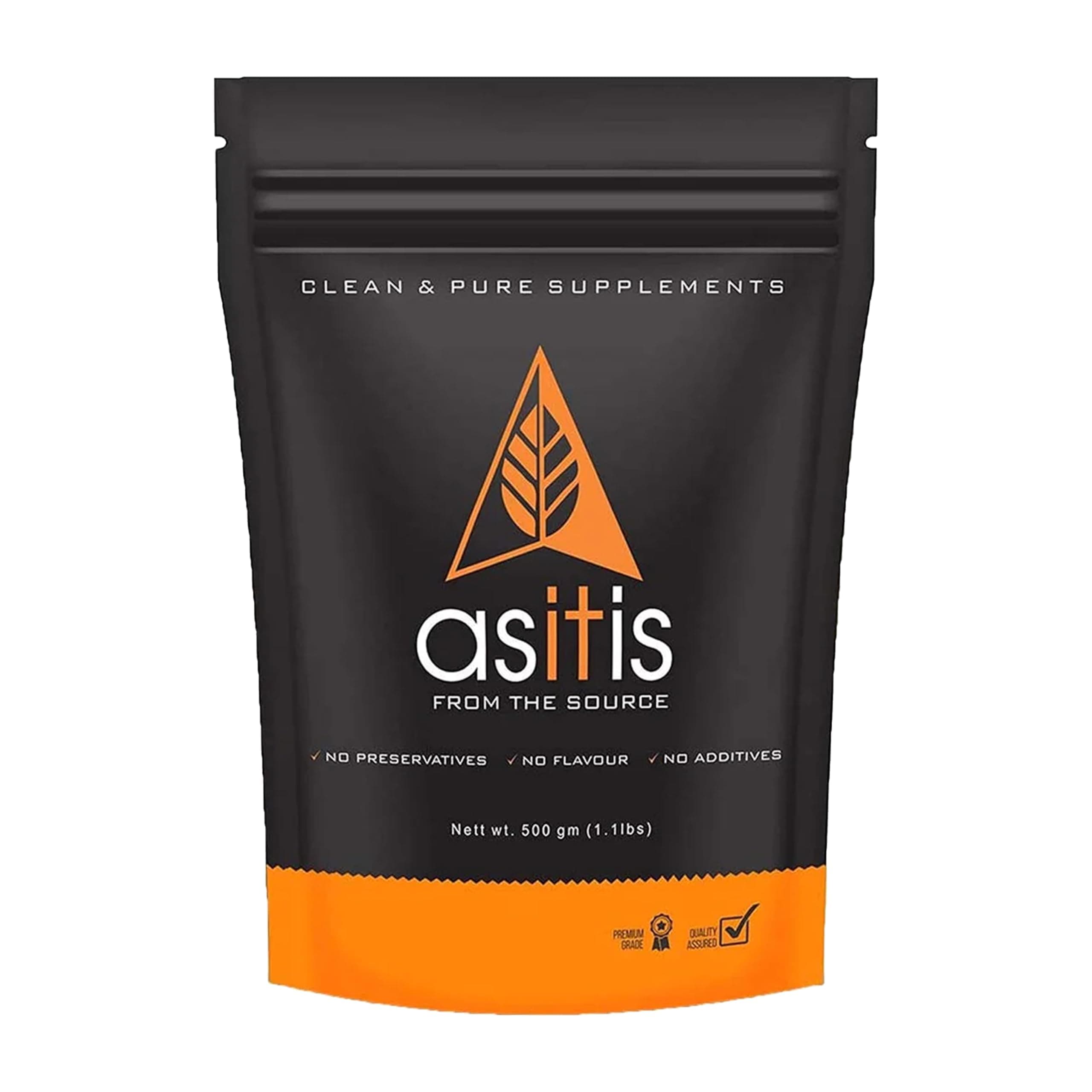 AS-IT-IS Nutrition Pea Protein Isolate | Designed for Meal Supplementation | Vegan Plant Protein | Easy To Digest - Vegan & Gluten-Free (500 gms)