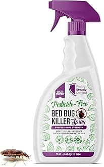 Bed Bug Killer Spray 1L | Non-Toxic Plant Based Solution For Bed Bugs, Eggs, ...