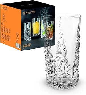 Spiegelau & Nachtmann Set of 4 Crystal Long Drink Cocktail Glasses 420ml Sculpture 101967