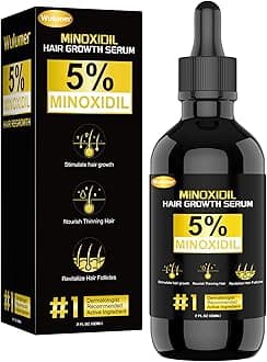 5% Minoxidil for Hair Regrowth and Thicker, Fuller Hair - Hair Loss Treatment for Men and Women, 60ML/2OZ