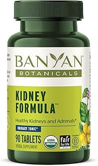 Kidney Formula – Organic Supplement With Gokshura Rejuvenating Herbal Blend To Support Kidneys And Urinary Tract Balance* 90 Tablets Non-Gmo Sustainably Sourced Vegan