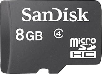 SanDisk 8 GB MicroSDHC Memory Card Only (Label May Change) - Standard Packaging