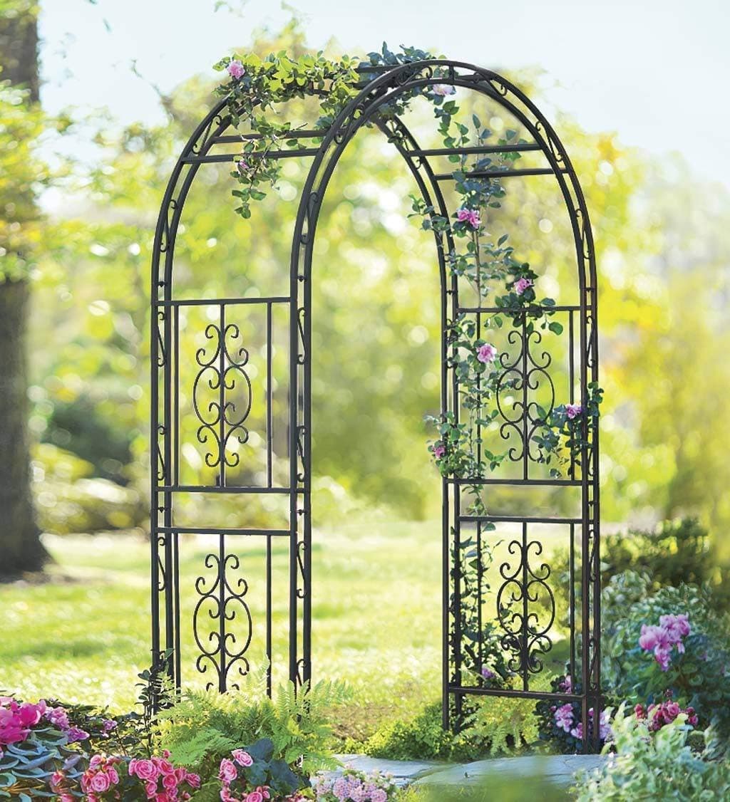 Montebello Garden Arbor Burnished Bronze Finish
