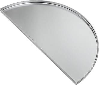 Skyflame Stainless Steel Round Griddle with Even Heating Cross Bracing for Charcoal/Gas Grills, Camping and Tailgating for Round Grills More Than 18" Diameter