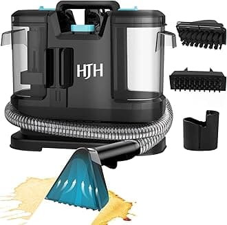 Carpet Cleaner & Spot Cleaner, Handheld Carpet Cleaner Machines | Upholstery Cleaner | Clean Up Spills from Carpets, Sofa, Stairs, Upholstery & Car Seats - Blue