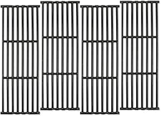 Votenli C6602D (4-) Cast Iron Cooking Grid Grates Replacement for Broil King Baron 320, 340, 420, 440, 490, Huntington 2122-64, 2122-67, 6020-54, 6020-57, 6020-64, 6020-67, 6023-89 Broil-Mate Grill