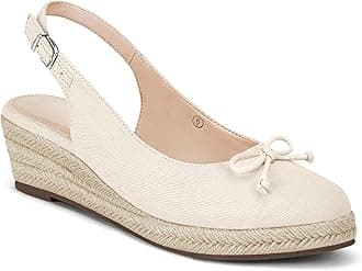 Womens Closed Toe Espadrilles Wedges Shoes Platform Slingback Mid Low Heel Canvas Bow Dress Sandals