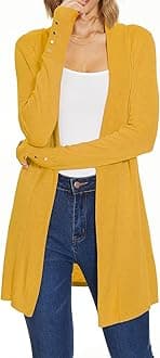 Women's Cardigan Sweaters Long Dressy Casual Lightweight Open Front Knit Cardigans for Spring Early Fall