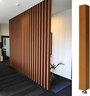 Room Divider Modern DIY Room Divider for Privacy Screen/Doorway/Studio Apartment, Square Wall Partition Floor to Ceiling Design, Easy to Install & Remove (Color : 1pc Height, Size : 260cm/102in/8.