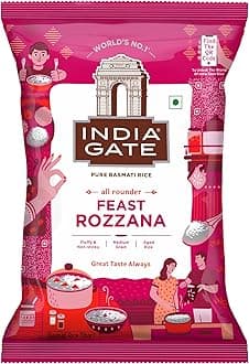 Basmati Rice Pouch, Feast Rozzana, 1 Kg