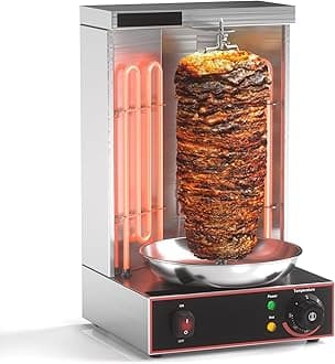 Electric Vertical Broiler, Shawarma Machine Kebab Grill Gyro Rotisserie Oven