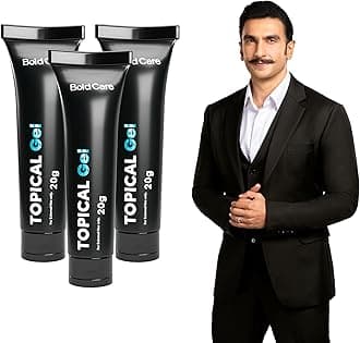 Non-Transferable Topical Gel - Quick, Easy and Targeted Application For Men - 20gm - Pack of 3