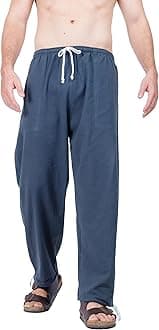 CandyHuskyBaggy Sweatpants Men Cotton, Drawstring Lounge Pants, Relaxed Fit, Ideal for Comfort
