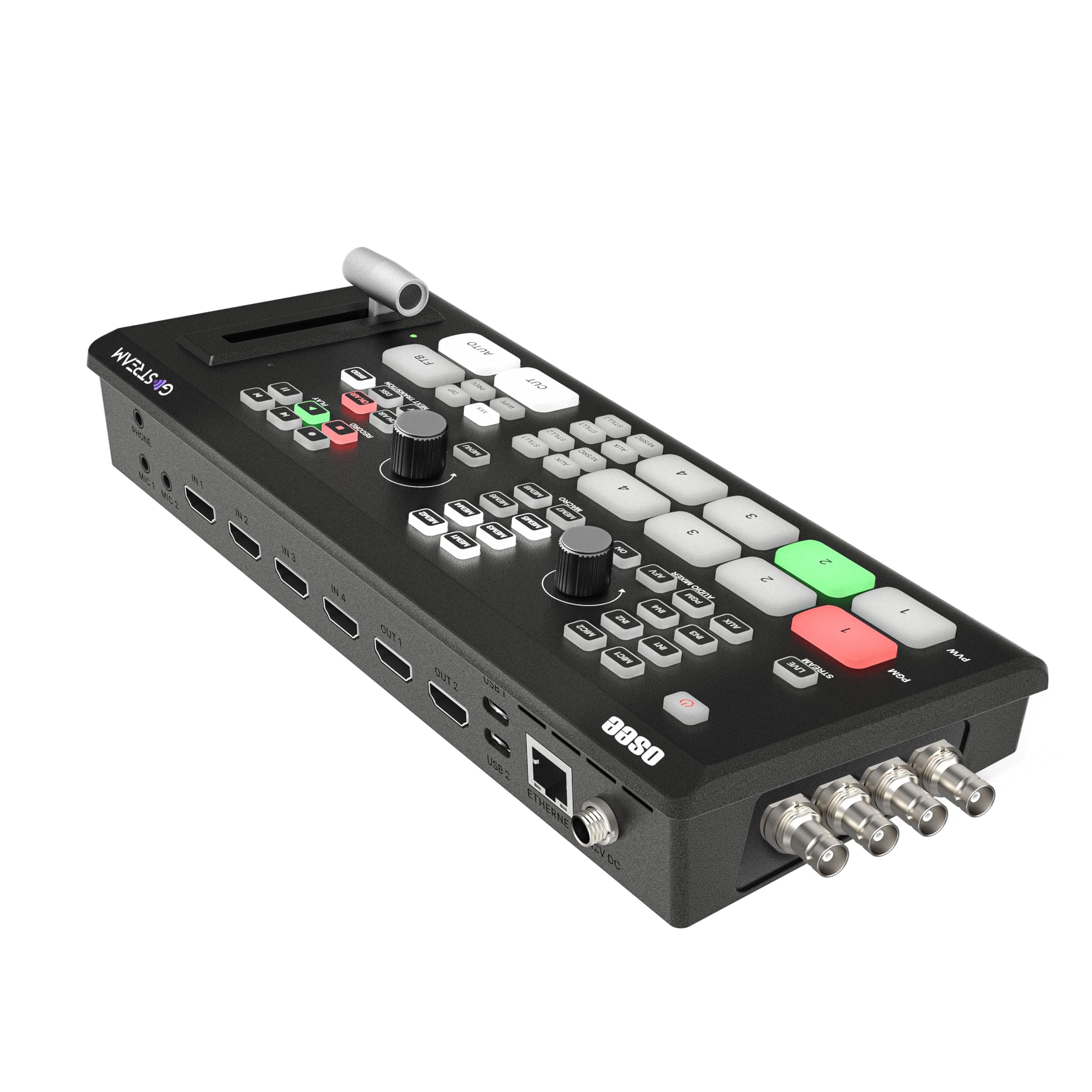– Osee GoStream Duet Live Streaming Switcher Multiple Camera SDI and HDMI Live Stream Video Mixer Switcher with SD Record and NDI HX Supported