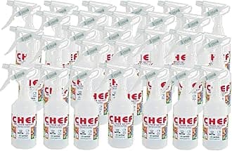 Food Grade Spray Bottle BPA Free Sprayer 0.5 Liter / 16 oz Food Safe Sprayer (27 Pack) Use for Water, Vinegar, Milk, Juice, Beer, Liquor